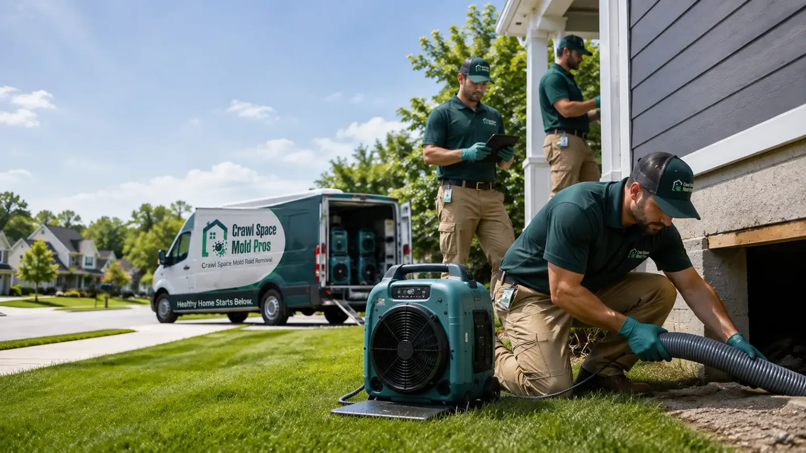 Crawl Space Mold Removal in Walker, MI